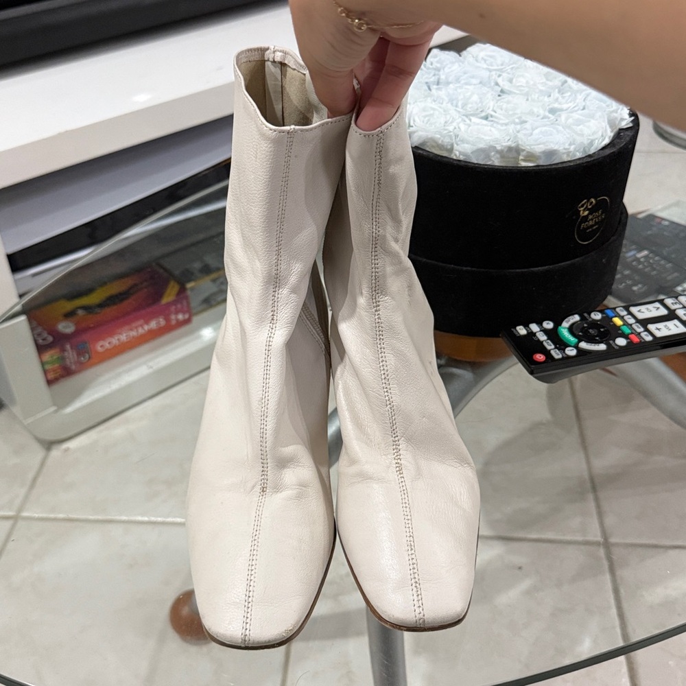 Zara white ankle boots - Picture 4 of 5